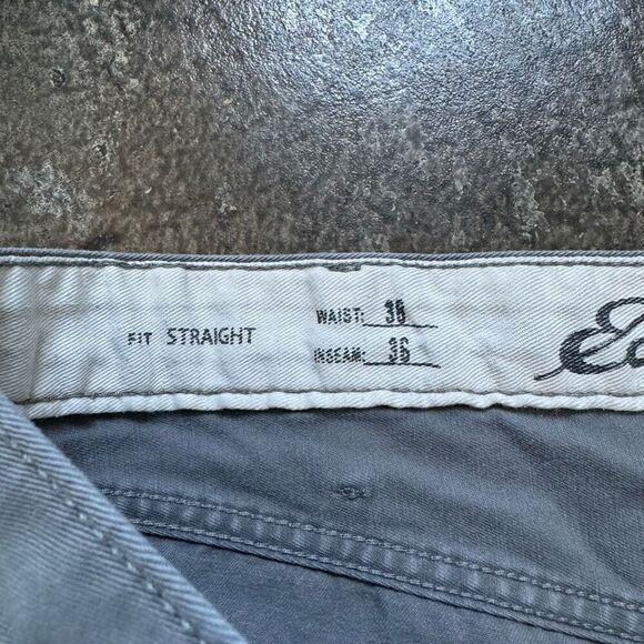 Eddie Bauer Legend Wash Grey Pants Mens Size 37x30 Used Straight Fit - Picture 7 of 13